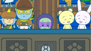Кадр 6 из аниме «Meitantei GJ8man: Kieta Shamisen 1 сезон»