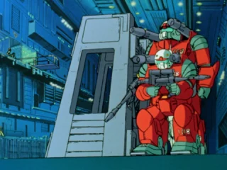 Кадр 3 из аниме «Мобильный воин Гандам III: Столкновение в космосе»