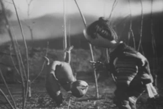 Кадр 4 из аниме «Бумбуку-тягама (1958)»